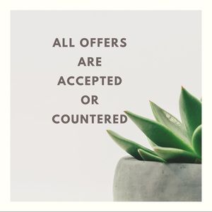 I gladly welcome offers!